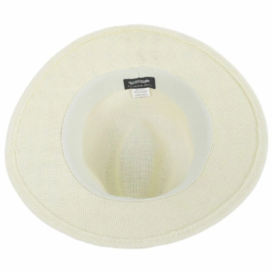Panama Jack Kingfin Toyo Straw Safari Fedora Hat 3 Panama Jack Kingfin Toyo Straw Safari Fedora Hat - Image 3