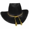 Stetson John Wayne The Fort Wool Felt Crushable Western Hat - Black
