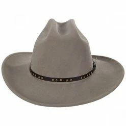 Chisolm Wool Litefelt Cattlemen Western Hat - Natural