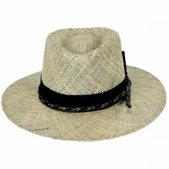 Verrett Seagrass Straw Fedora Hat