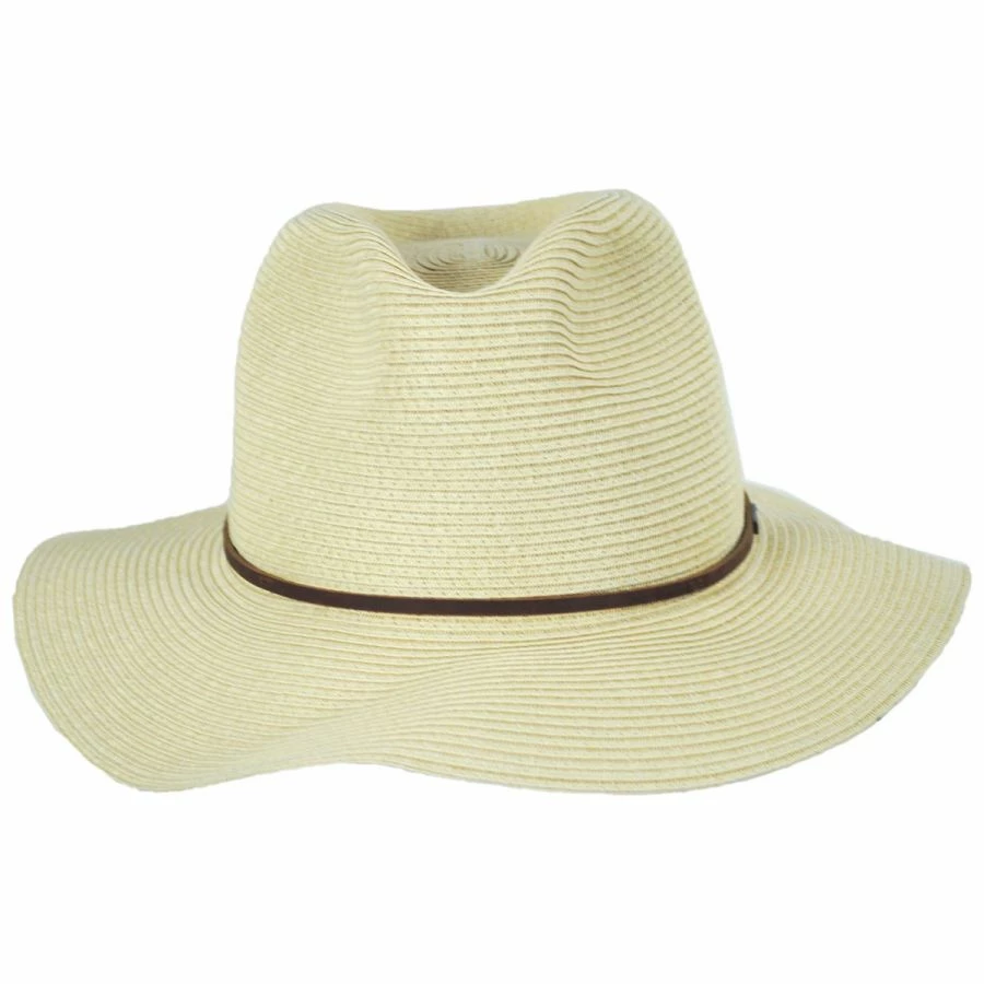 Wesley Braided Toyo Straw Fedora Hat 1 Wesley Braided Toyo Straw Fedora Hat