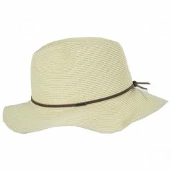 Alternative view of Wesley Braided Toyo Straw Fedora Hat