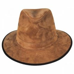 Stetson Chelan Suede Leather Safari Fedora Hat