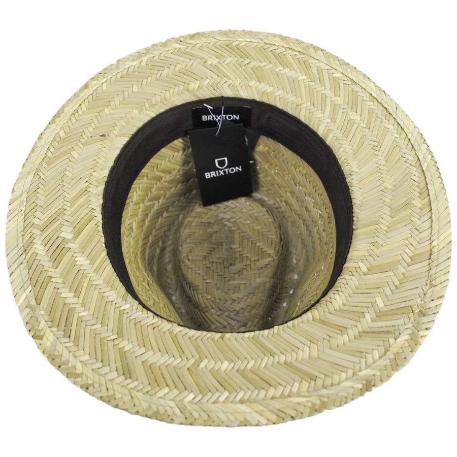 Messer Resort Rush Straw Fedora Hat 3 Messer Resort Rush Straw Fedora Hat - Image 3