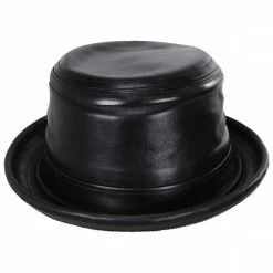 Lambskin Leather Bucket Hat