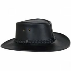 Alternative view of Crusher Leather Outback Hat