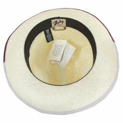 Hesmond Sisal Litestraw Fedora Hat - Natural/Plum -CHARLIE 1 HORSE Shop 405056