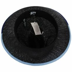 Hesmond Sisal Litestraw Fedora Hat - Black/Blue 5 Hesmond Sisal Litestraw Fedora Hat - Black/Blue -CHARLIE 1 HORSE Shop 405092
