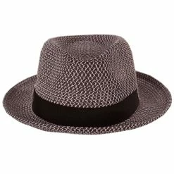 Ronit Toyo Straw Blend Trilby Fedora Hat
