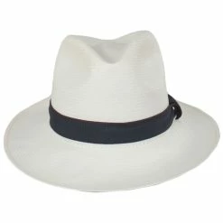 Relik Shantung Straw Fedora Hat