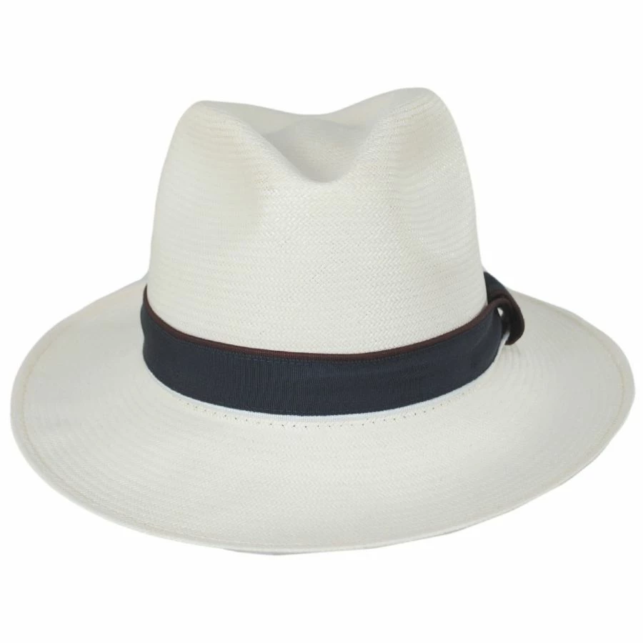 Relik Shantung Straw Fedora Hat 1 Relik Shantung Straw Fedora Hat
