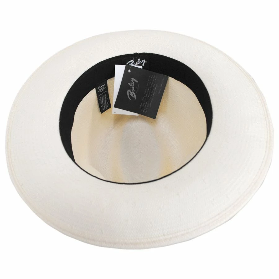 Relik Shantung Straw Fedora Hat 3 Relik Shantung Straw Fedora Hat - Image 3