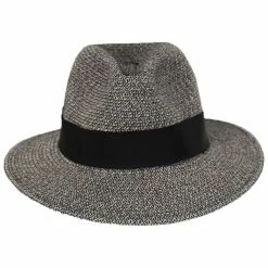 Mullan Toyo Straw Blend Safari Fedora Hat