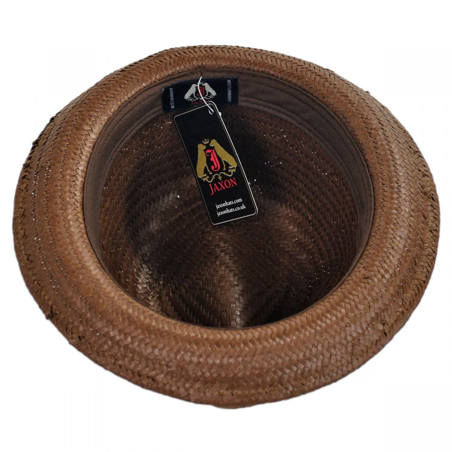 Tribeca Toyo Straw Trilby Fedora Hat 3 Tribeca Toyo Straw Trilby Fedora Hat - Image 3