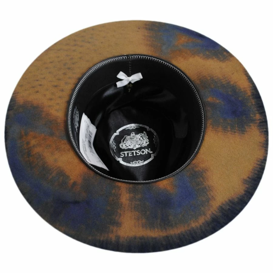 Stetson Retrograde Fur Felt Fedora Hat 3 Stetson Retrograde Fur Felt Fedora Hat - Image 3