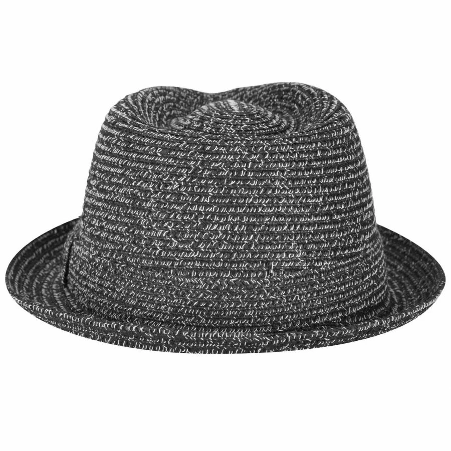 Billy Braided Toyo Straw Fedora Hat 2 Billy Braided Toyo Straw Fedora Hat - Image 2