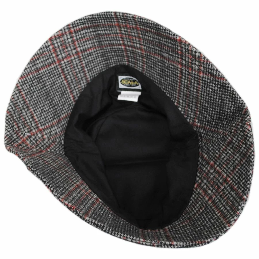 Scala Morelia Plaid Wool Blend Bucket Hat 3 Scala Morelia Plaid Wool Blend Bucket Hat - Image 3