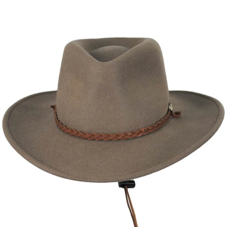 Stetson Sagebrush Crushable Wool Felt Outback Hat 1 Stetson Sagebrush Crushable Wool Felt Outback Hat