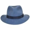 Curtis Wool LiteFelt Safari Fedora Hat - Light Blue