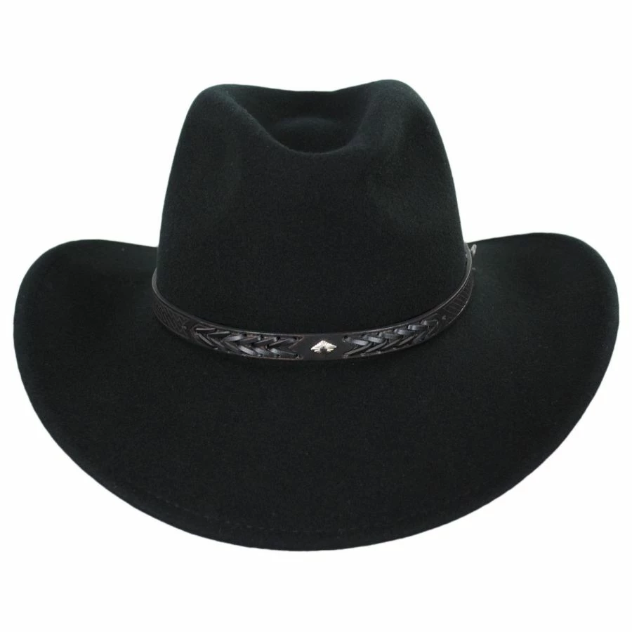 Wyatt Wool Felt Western Cowboy Hat 1 Wyatt Wool Felt Western Cowboy Hat