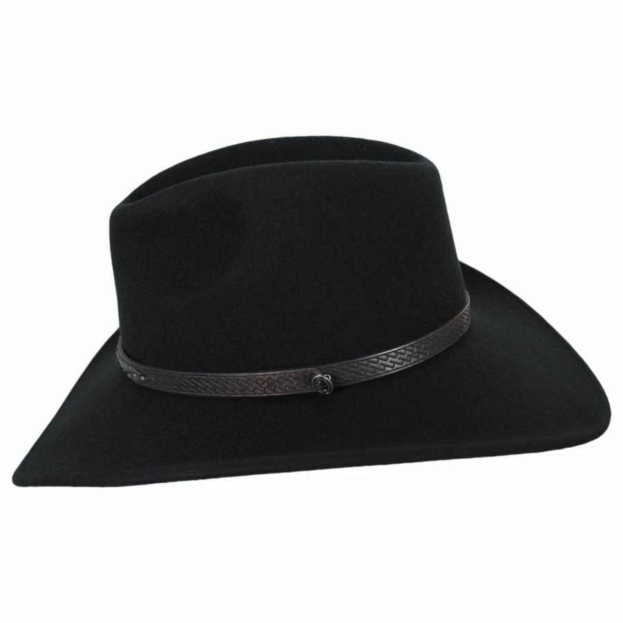 Wyatt Wool Felt Western Cowboy Hat 2 Wyatt Wool Felt Western Cowboy Hat - Image 2