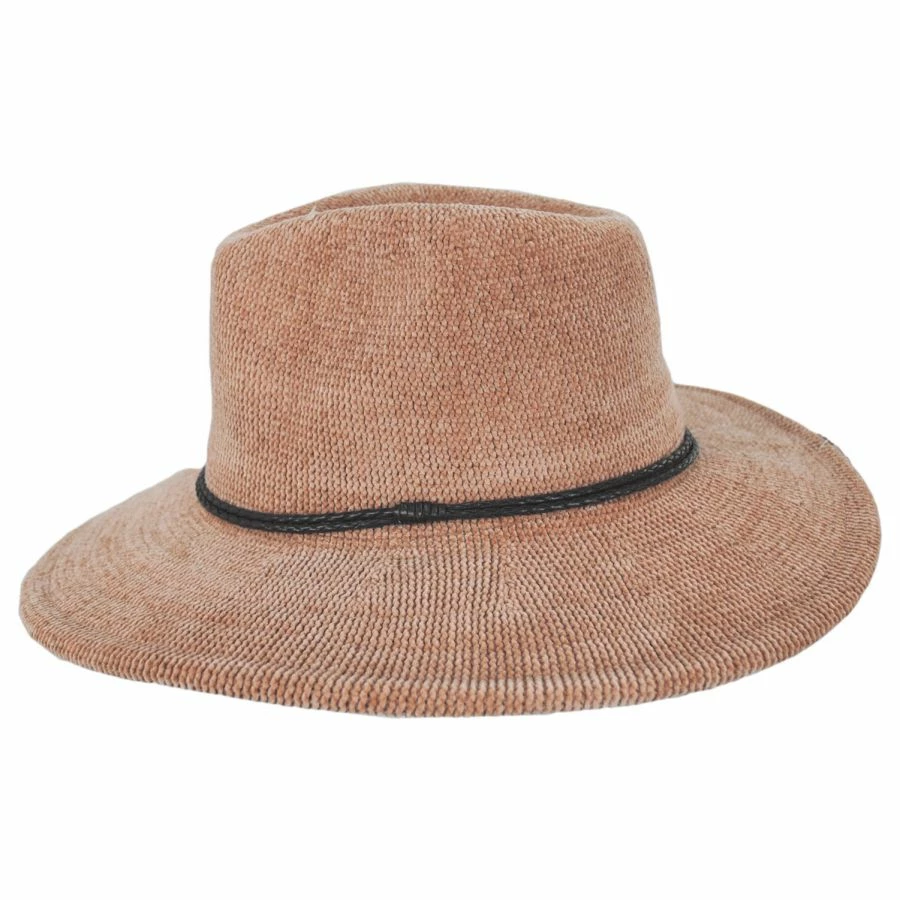 Scala Celaya Knit Chenille Safari Fedora Hat - Image 2