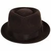 Kids' Wool Felt C-Crown Trilby Fedora Hat