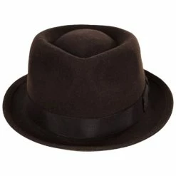 Kids' Wool Felt C-Crown Trilby Fedora Hat