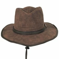 Rattler Vegan Leather Outback Hat