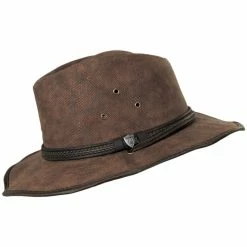 Alternative view of Rattler Vegan Leather Outback Hat