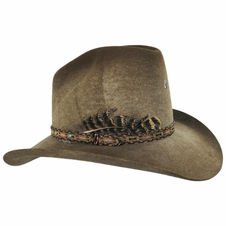 RENEGADE Zella Wool Felt Gus Western Hat - Image 2