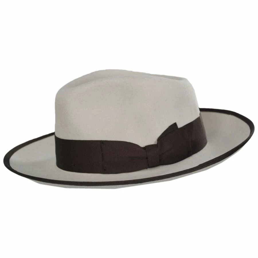 Kellan Wool Felt Fedora Hat 2 Kellan Wool Felt Fedora Hat - Image 2