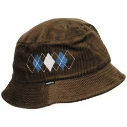 Alternative view of Gramercy Argyle Corduroy Cotton Bucket Hat