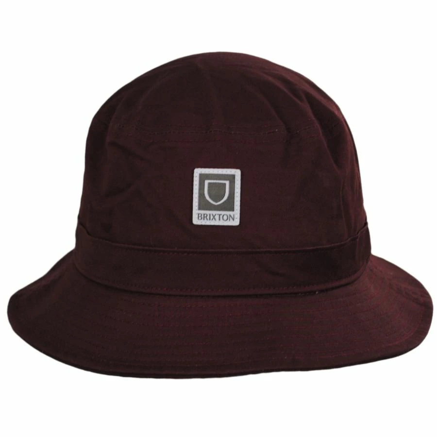 Beta Cotton Packable Bucket Hat - Brick