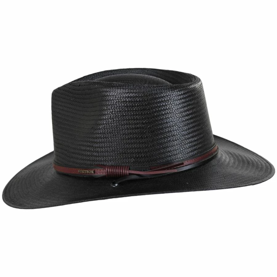 Stetson Belgrade Shantung Straw Outback Hat 2 Stetson Belgrade Shantung Straw Outback Hat - Image 2