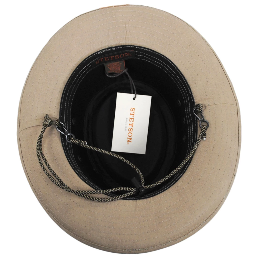 Stetson Gentleman Jim Cotton Blend Tiller Hat 3 Stetson Gentleman Jim Cotton Blend Tiller Hat - Image 3