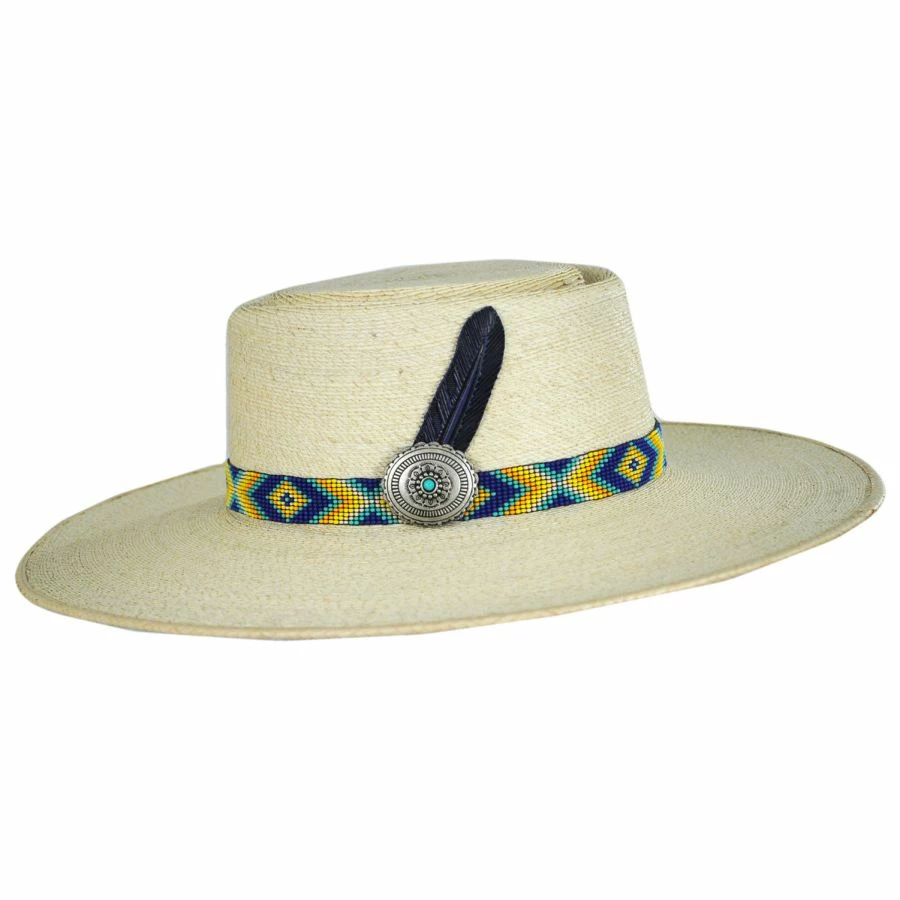 CHARLIE 1 HORSE Mamacita Palm Straw Gambler Hat - Image 2