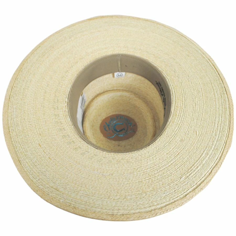 CHARLIE 1 HORSE Mamacita Palm Straw Gambler Hat - Image 3