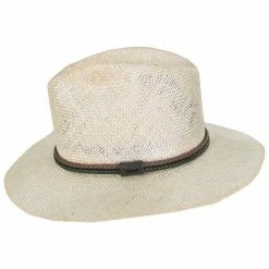Alternative view of Glaser Sisal LiteStraw Fedora Hat