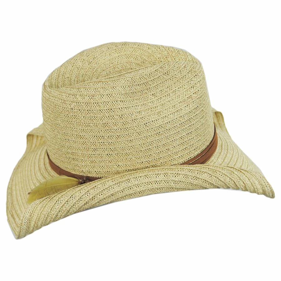 Nixie Braided Toyo Straw Western Hat 2 Nixie Braided Toyo Straw Western Hat - Image 2