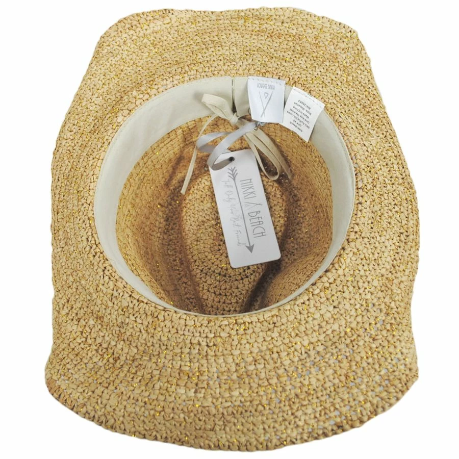 Chrysta Crochet Raffia Straw Western Hat 3 Chrysta Crochet Raffia Straw Western Hat - Image 3