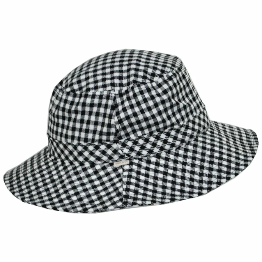 Petra Two-Tone Packable Cotton Bucket Hat - Image 2