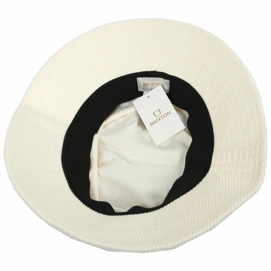 Petra Corduroy Packable Bucket Hat - Off White 3 Petra Corduroy Packable Bucket Hat - Off White - Image 3
