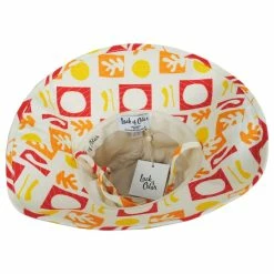 Holiday Retro Cotton Bucket Hat - White/Red -CHARLIE 1 HORSE Shop 431721