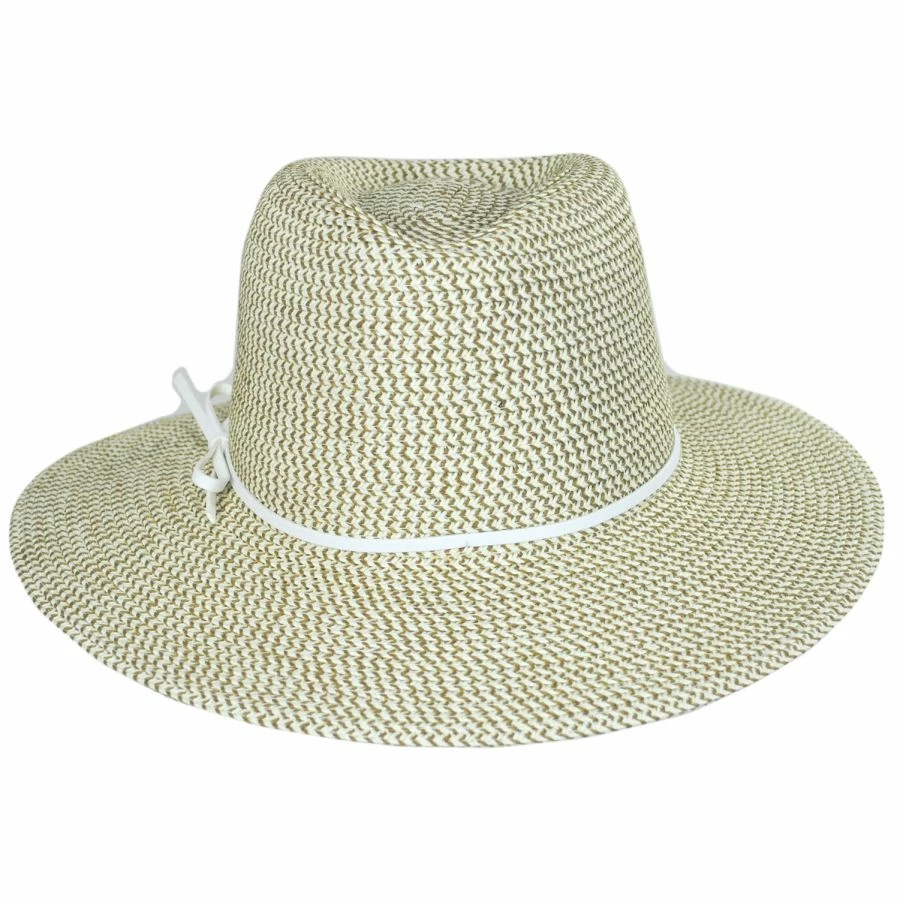 Esme Braided Toyo Straw Fedora Hat 1 Esme Braided Toyo Straw Fedora Hat