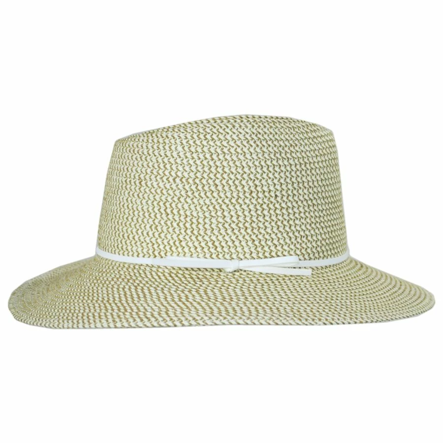 Esme Braided Toyo Straw Fedora Hat 2 Esme Braided Toyo Straw Fedora Hat - Image 2
