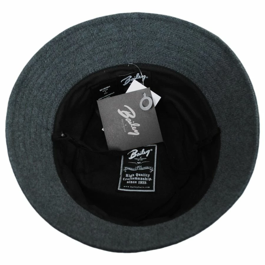 Witter Cotton And Linen Bucket Hat 3 Witter Cotton And Linen Bucket Hat - Image 3