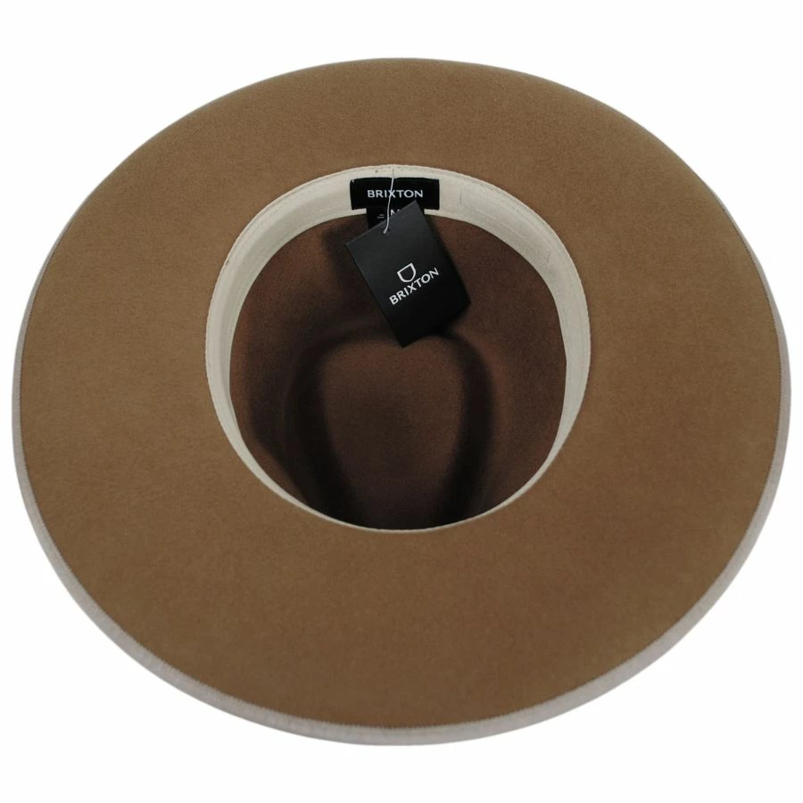 Reno Wool Felt Fedora Hat - Bronze 3 Reno Wool Felt Fedora Hat - Bronze - Image 3