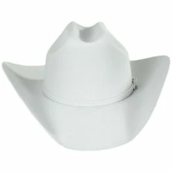 Lightning Wool And Angora Felt Cowboy Hat - White