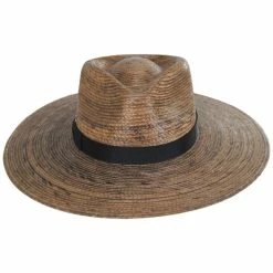 Vintage Couture Juliana Palm Straw Rancher Fedora Hat